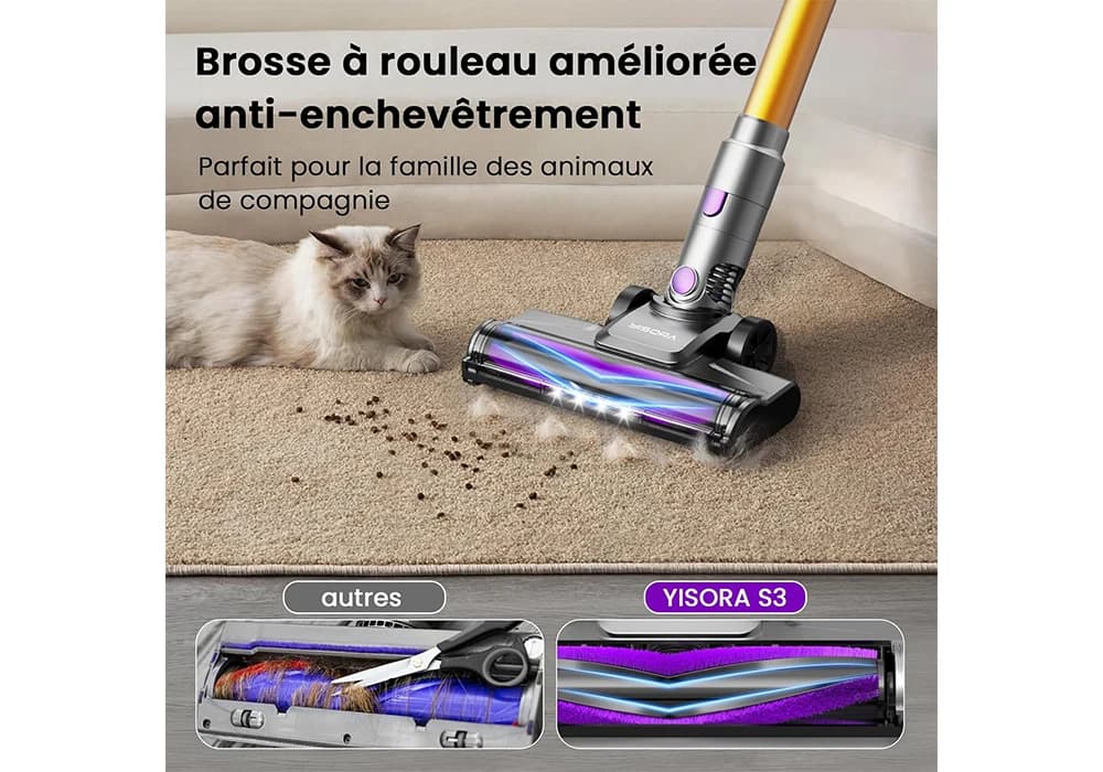 Aspirateur Balai Sans Fil Yisora (S3P) - Image 5