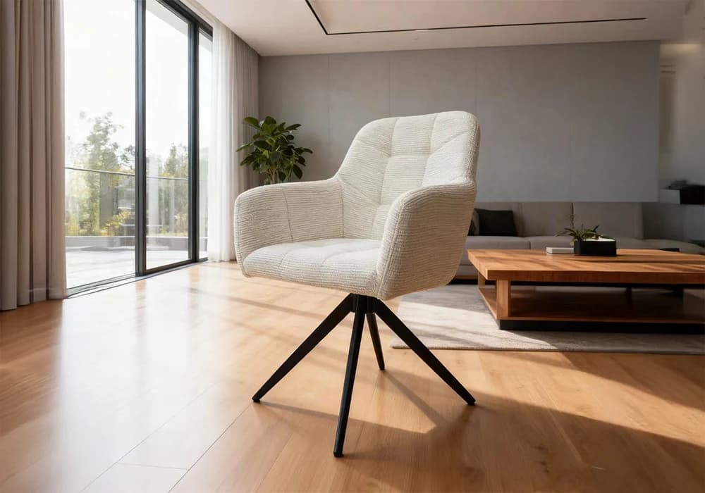 Lot de 6 Chaises Pivotantes DARIO - Image 1