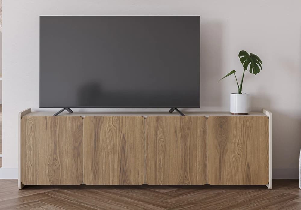Meuble TV 4 Portes 180cm (COLLECTION BOUCLEON) - Image 1