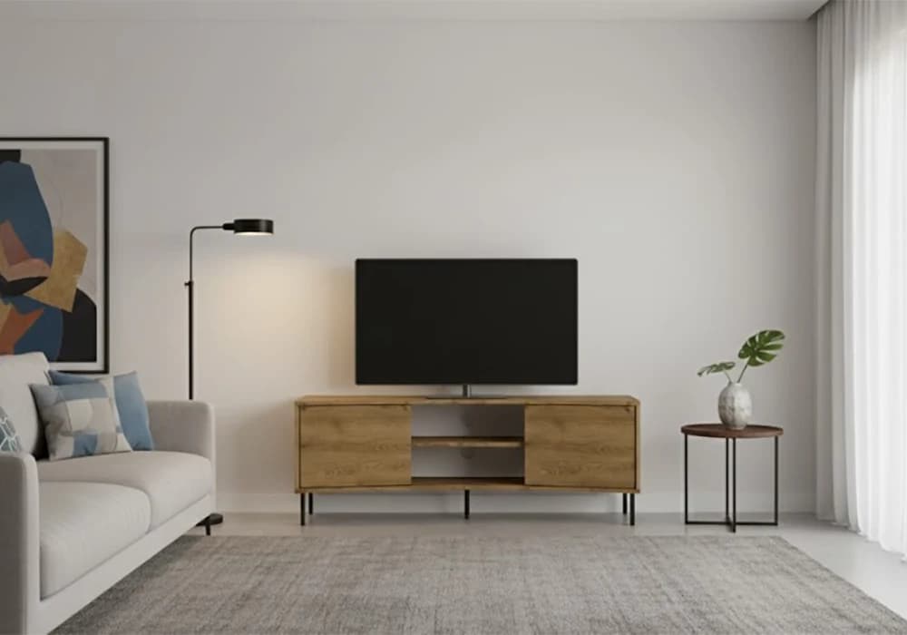 Meuble TV 2 Portes 120cm (COLLECTION NOVA) - Image 1