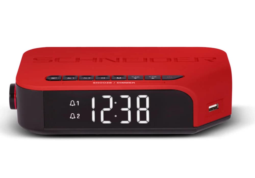 Radio-Réveil VIVA Schneider Rouge (SC310R) - Image 1