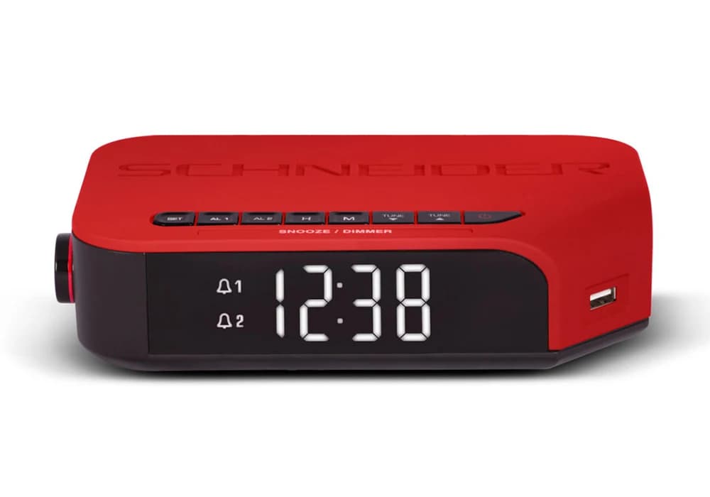 Radio-Réveil VIVA Schneider Rouge (SC310R) - Image 2