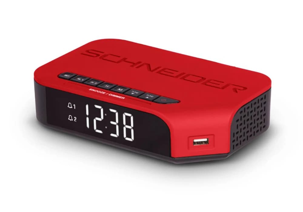 Radio-Réveil VIVA Schneider Rouge (SC310R) - Image 3