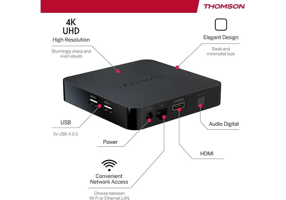 Boitier Multimédia 4K avec Google TV Thomson (240CAST) - Image 2