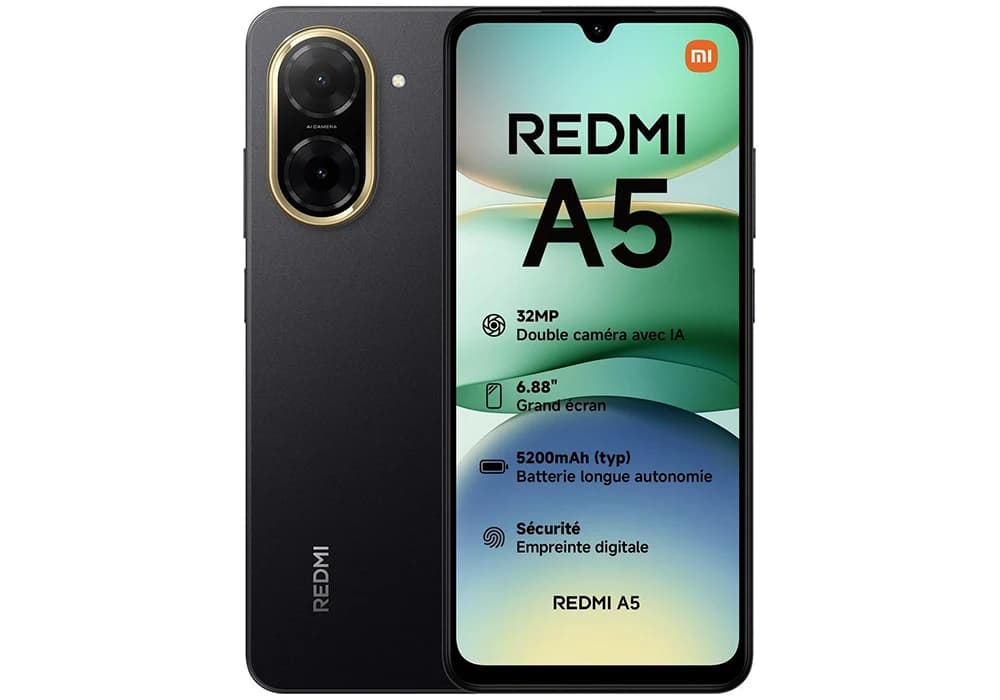 SMARTPHONE XIAOMI REDMI A5 MIDNIGHT BLACK (3Go / 64GB) - Image 2