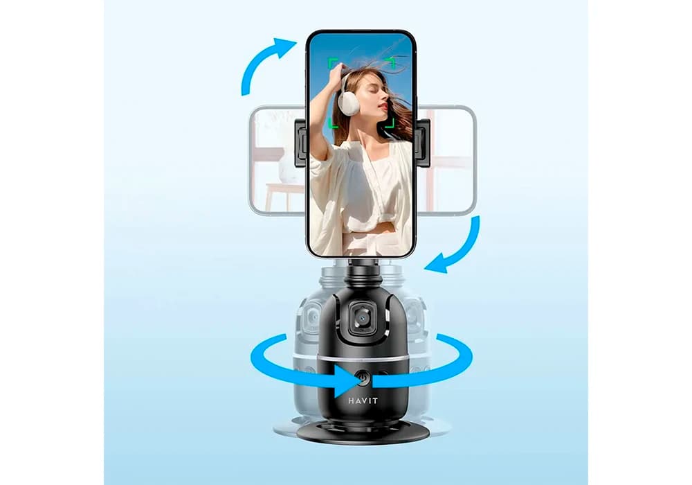 Support Smartphone avec Suivi Automatique du Visage HAVIT ST7609 - Image 2
