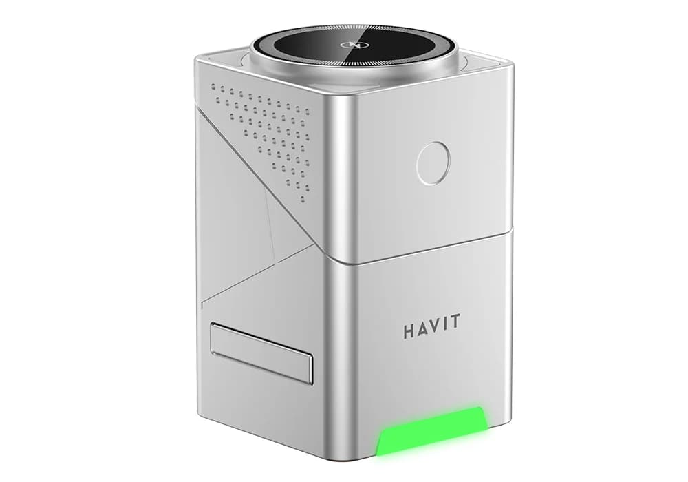 Station De Charge Sans Fil Rotative HAVIT (W3106pro) - Image 3