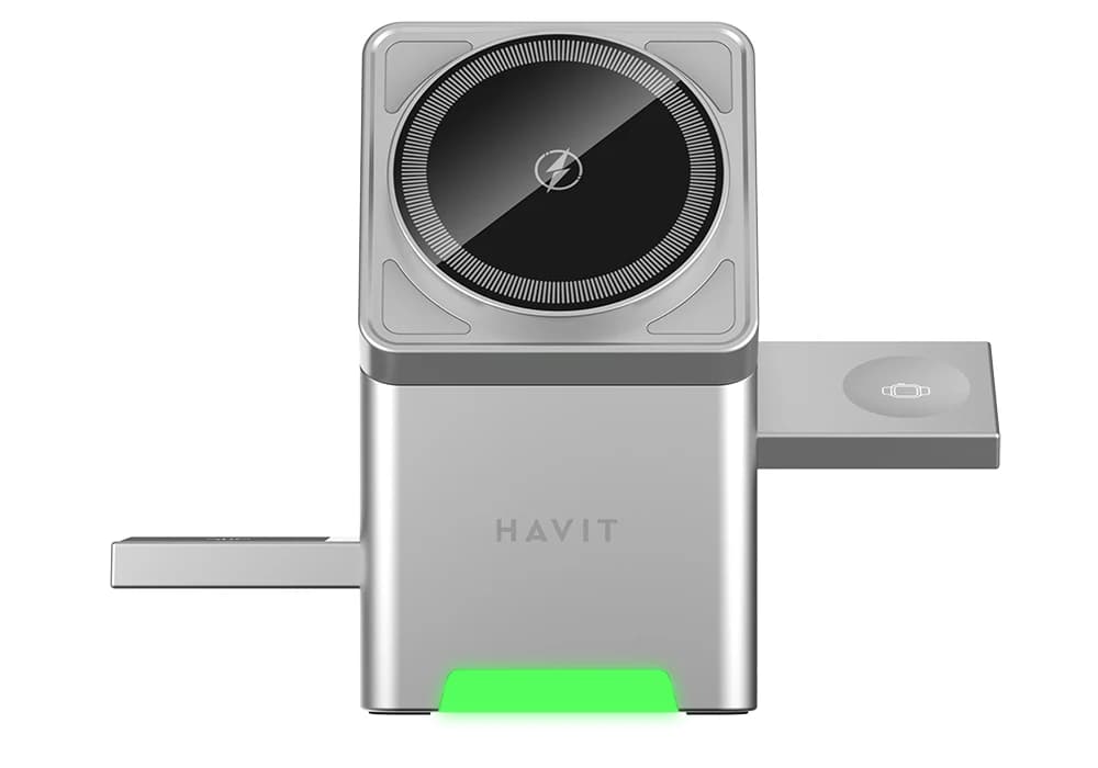 Station De Charge Sans Fil Rotative HAVIT (W3106pro) - Image 5