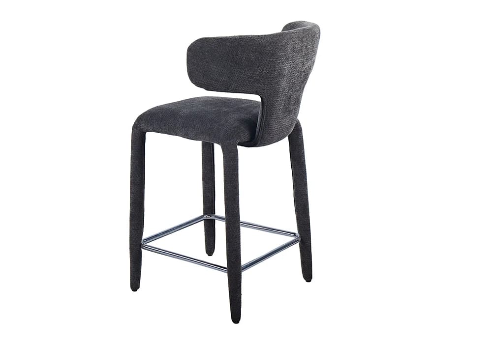 Tabouret Bar HOMEA Gris - Image 3