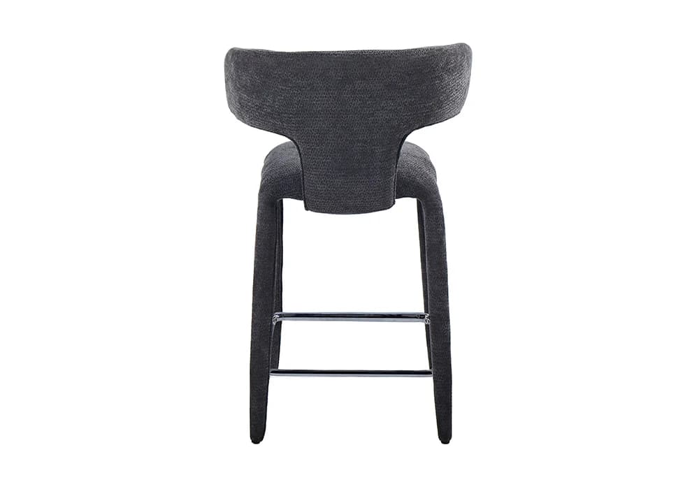 Tabouret Bar HOMEA Gris - Image 4