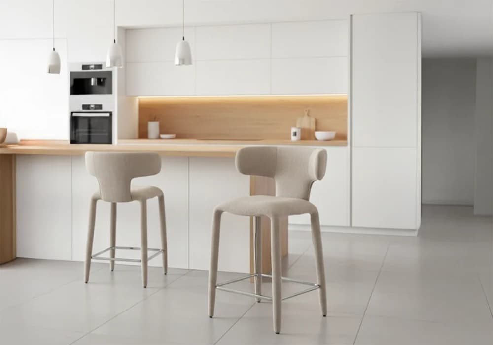 Tabouret Bar HOMEA Beige - Image 1