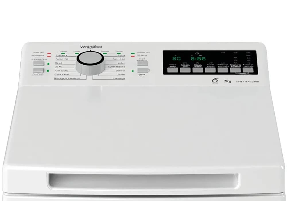 Lave-linge 6e Sens 7kg WHIRLPOOL (TDLR7251BFR) - Image 5