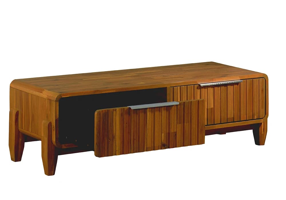 Table Salon 2 Tiroirs (COLLECTION ALASKA) - Image 2