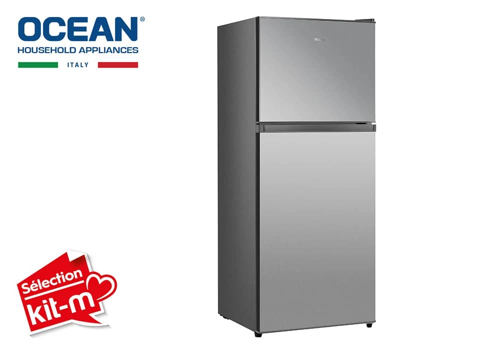 Réfrigérateur 2 Portes INOX OCEAN OSDD380NFX3 - Image 1