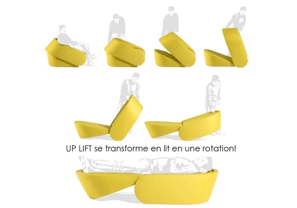 Fauteuil Lit POSTIGA 1 Place Beige - Image 4