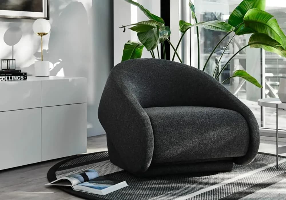 Fauteuil Lit POSTIGA 1 Place Noir - Image 1
