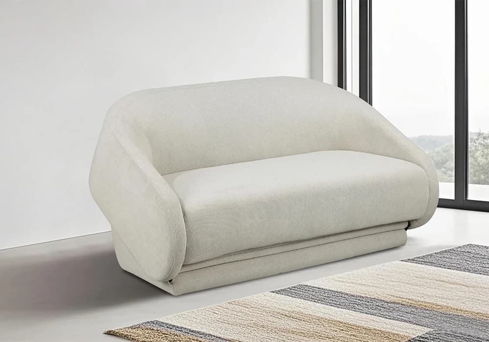 Canapé Lit POSTIGA 2 Places Beige - Image 1