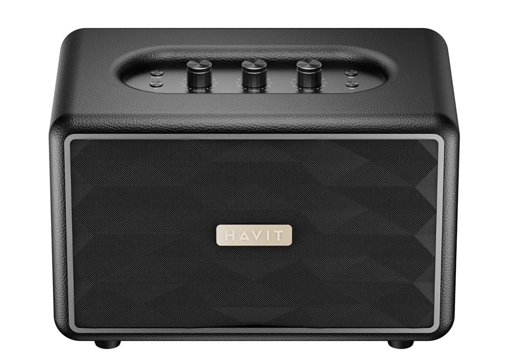 Enceinte Bluetooth Finition Bois HAVIT CLASSIC Ⅱ Retro (SK906BT) - Image 4