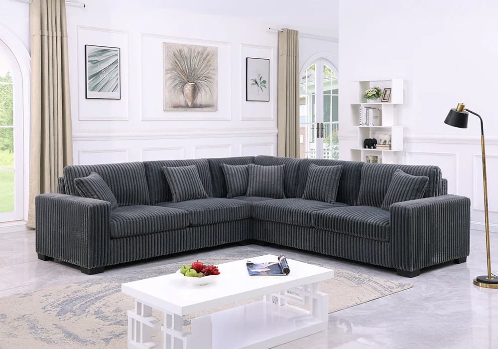 Salon D'Angle NORIA Gris - Image 1