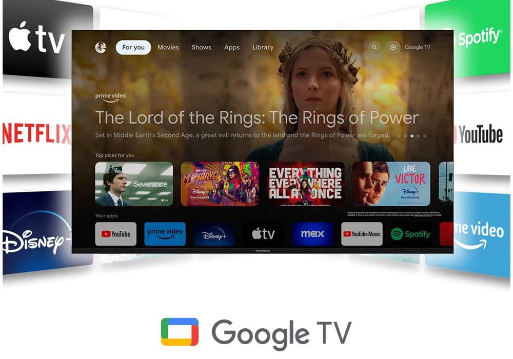 Téléviseur 4K UHD 55" 139CM Google TV THOMSON (55UG5C14) - Image 4