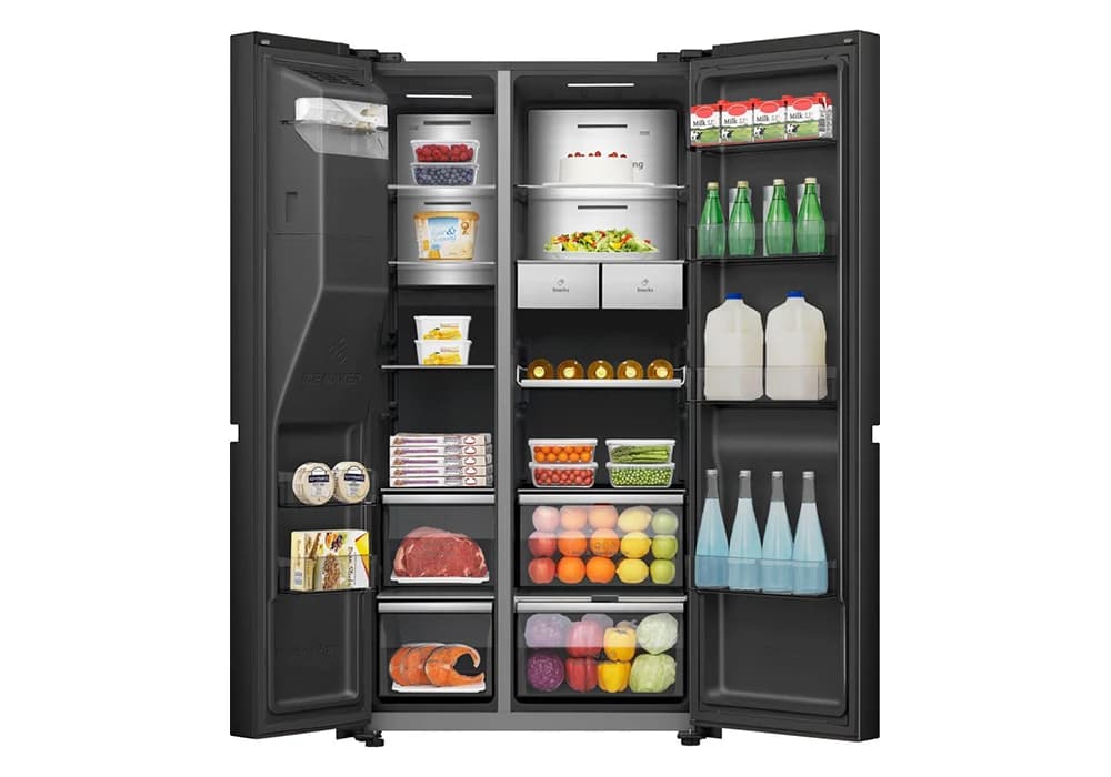 Réfrigérateur Américain 614L avec écran HISENSE RS9P628GPFE - Image 3