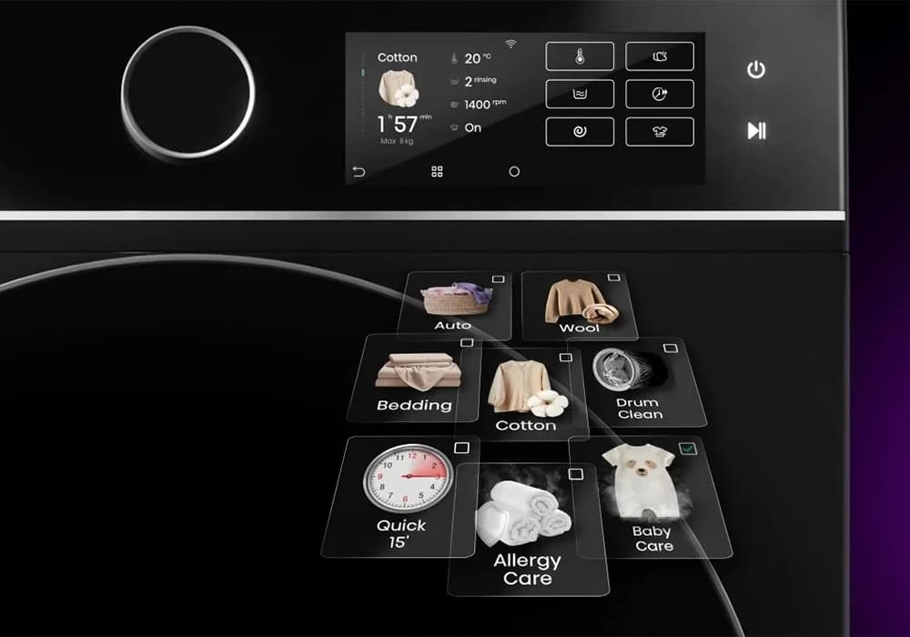 Lave-linge Hublot Connecté HISENSE WF5I9043BBFS - Image 2