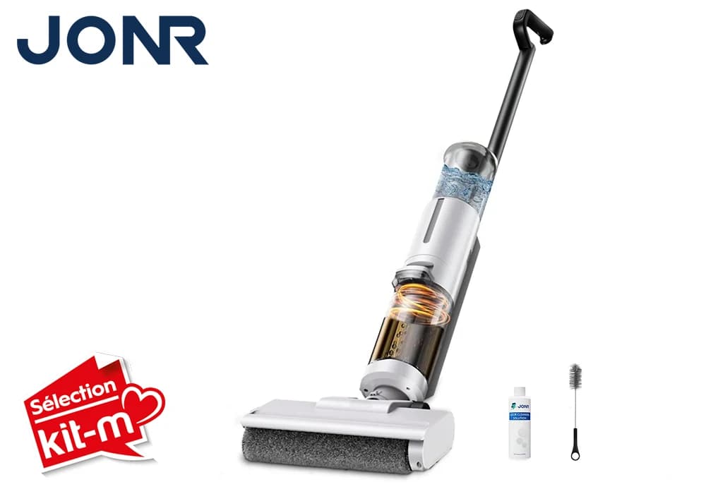 Aspirateur Balai Sans Fil Autonettoyant (eau et poussière) JONR ED12 Lite - Image 2