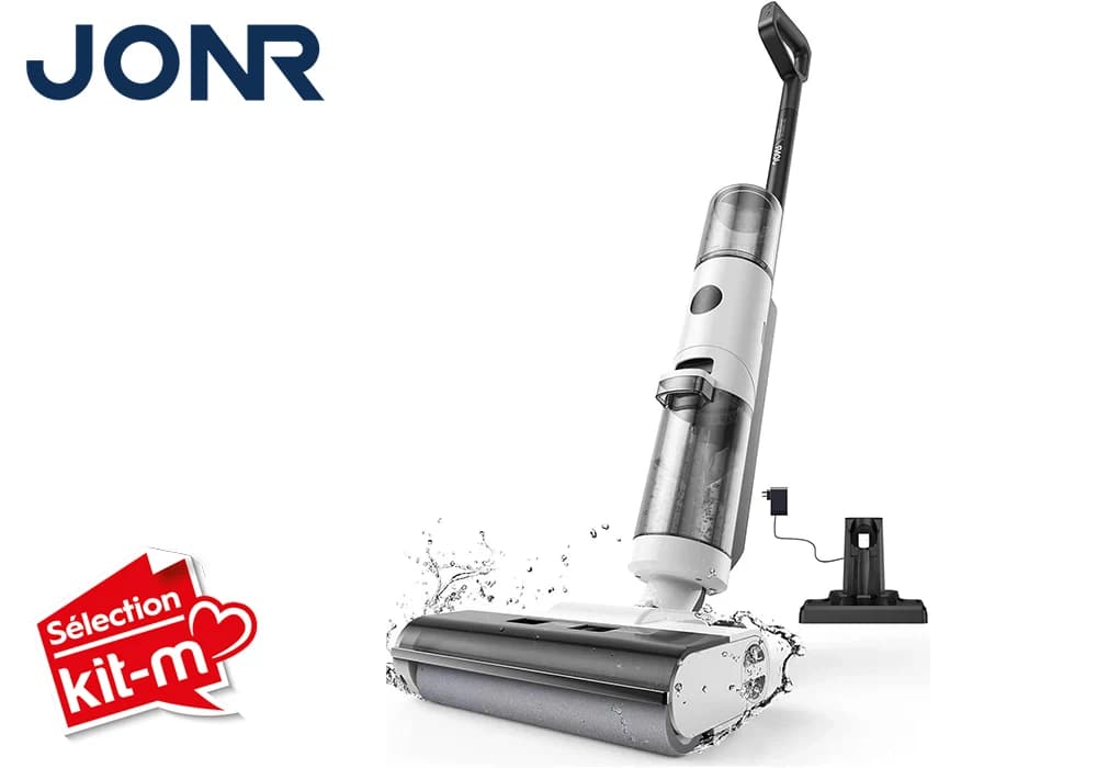 Aspirateur Balai Sans Fil Autonettoyant (eau et poussière) JONR ED12 - Image 1