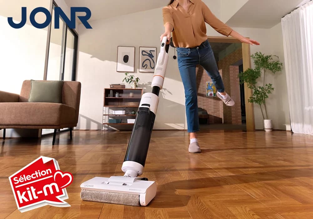 Aspirateur Balai Sans Fil 3 en 1 Autonettoyant (eau et poussière) JONR ED20 PRO - Image 5