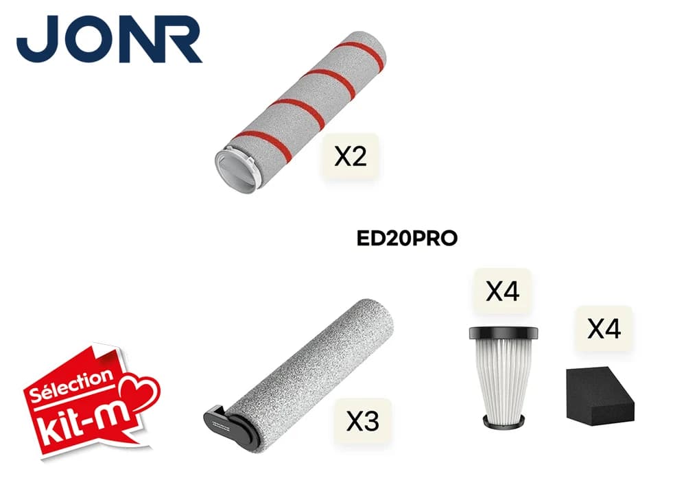 Kit d'Accessoires pour Aspirateur Eau et Poussière JONR ED20 Pro - Image 1