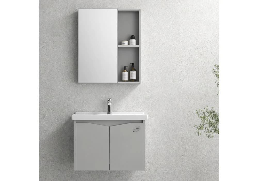 Ensemble Salle de Bain VICO 80cm gris - Image 1