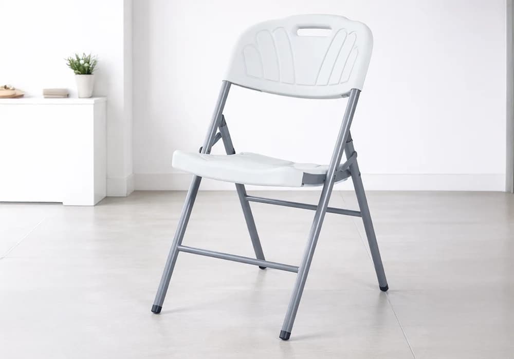 Chaise Pliante ZENYA Blanc - Image 1
