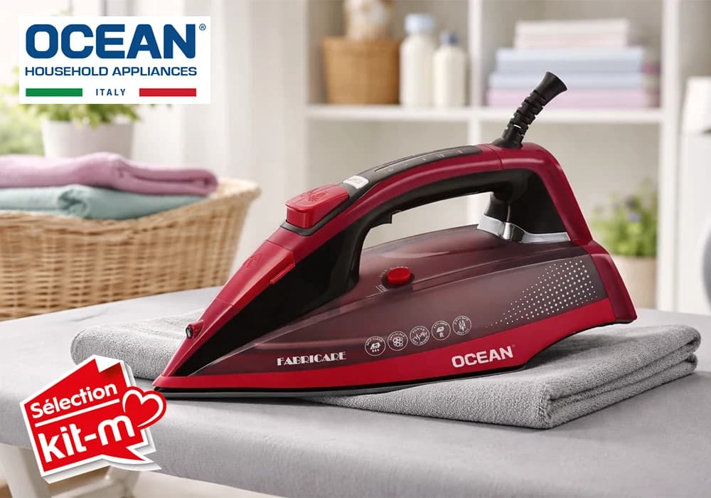 Fer à Vapeur Fabricare 2400 W Semelle Céramique OCEAN (OCSI2980) - Image 1