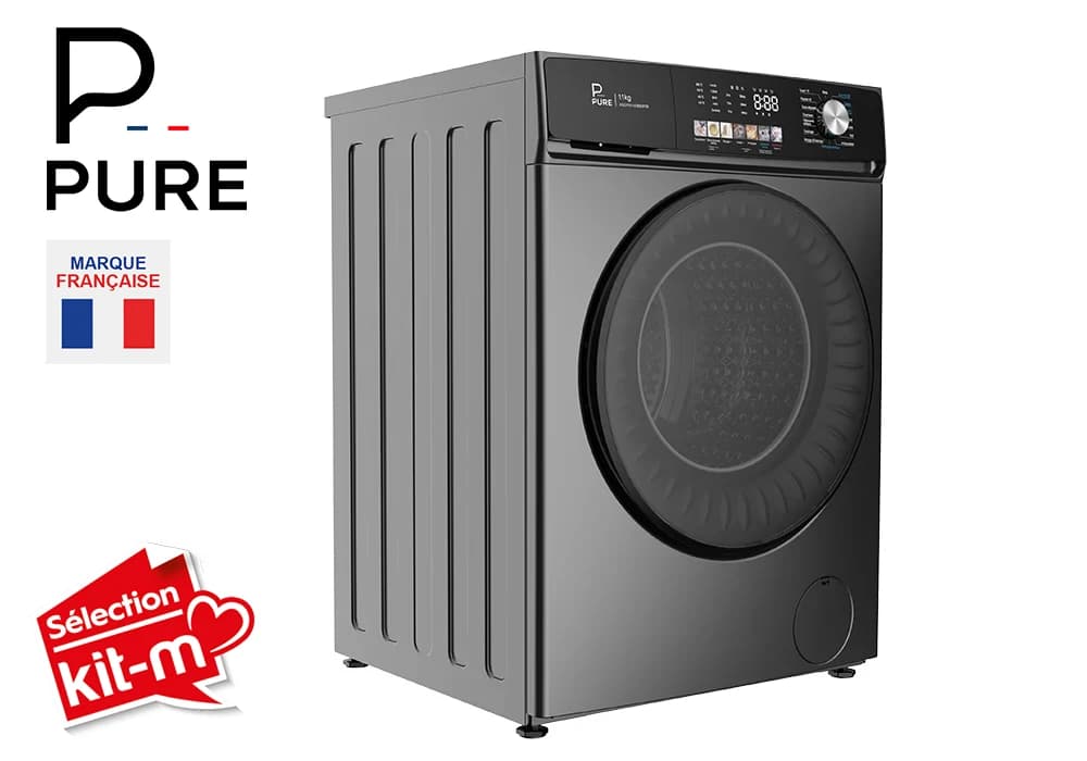 Lave Linge Inverter Silver 11KG PURE - Image 5