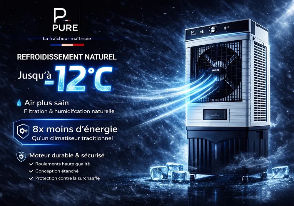Rafraîchisseur d’air AIR COOLER MAX PURE (ACS-11000H) - Image 3