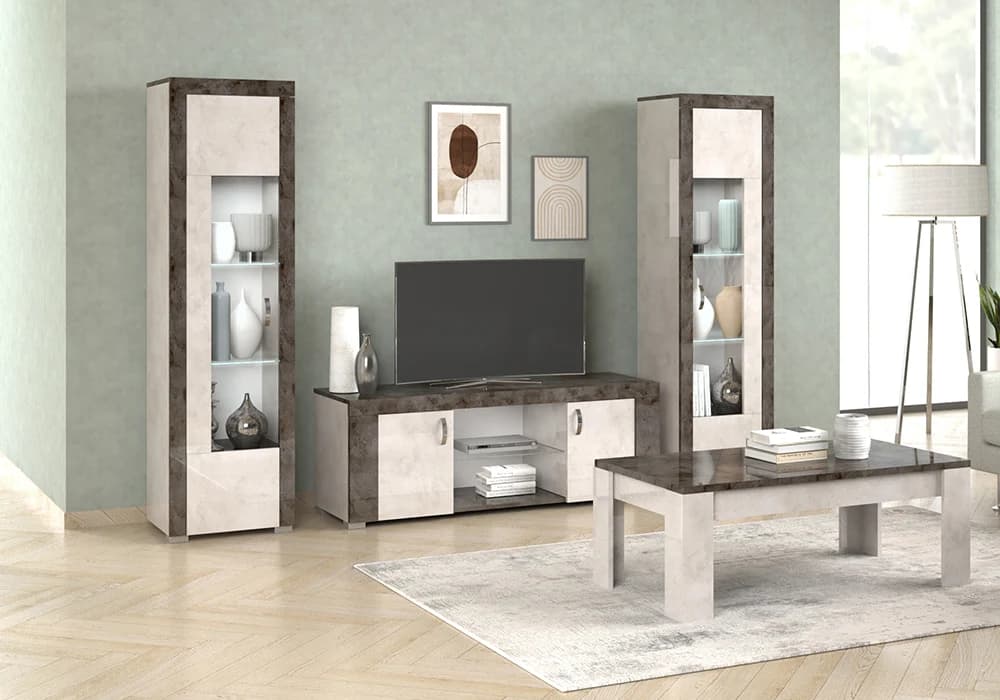 Argentier 1 Porte Gauche LED (Collection Oxford) - Image 1