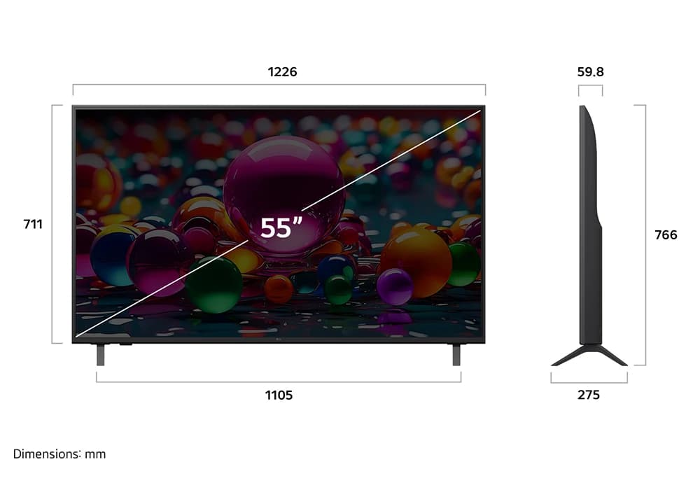 TV LED 4K AI UHD 55″ (139 cm) LG - Image 4