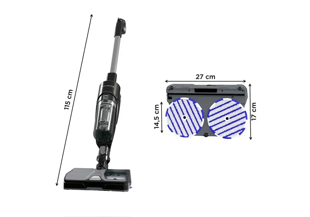 Aspirateur Balai Laveur X-COMBO ROWENTA (GZ3039WO) - Image 3