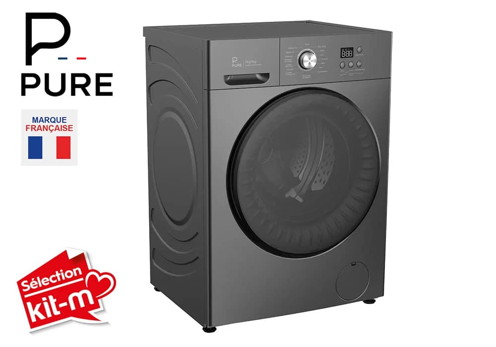 Lave Linge Séchant Inverter Silver 8/5KG PURE - Image 2