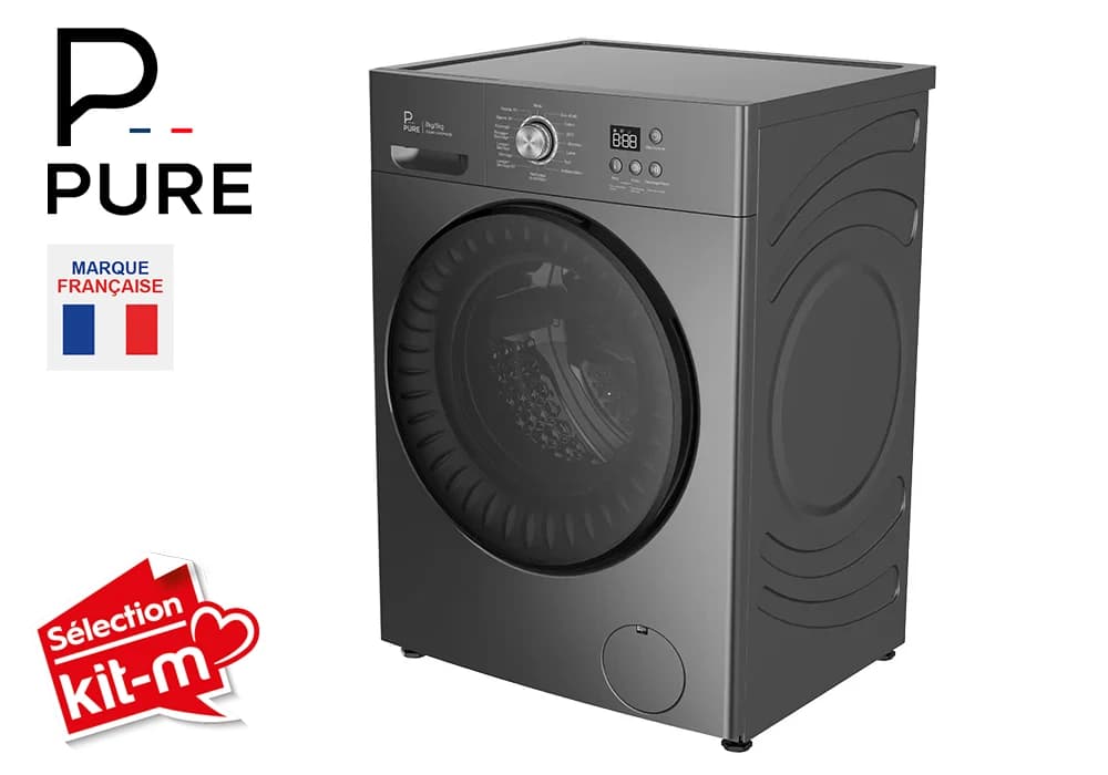 Lave Linge Séchant Inverter Silver 8/5KG PURE - Image 4