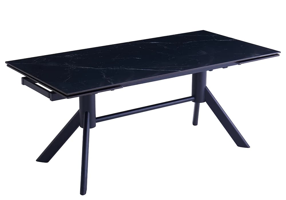 Table Rectangulaire Extensible ORVANE Noir - Image 4