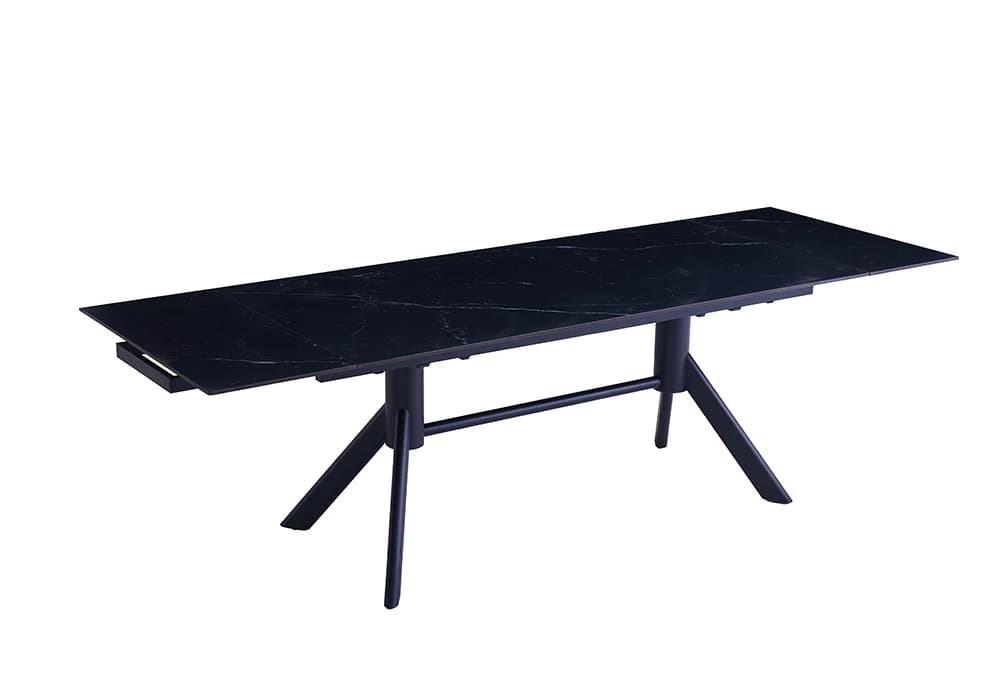 Table Rectangulaire Extensible ORVANE Noir - Image 5