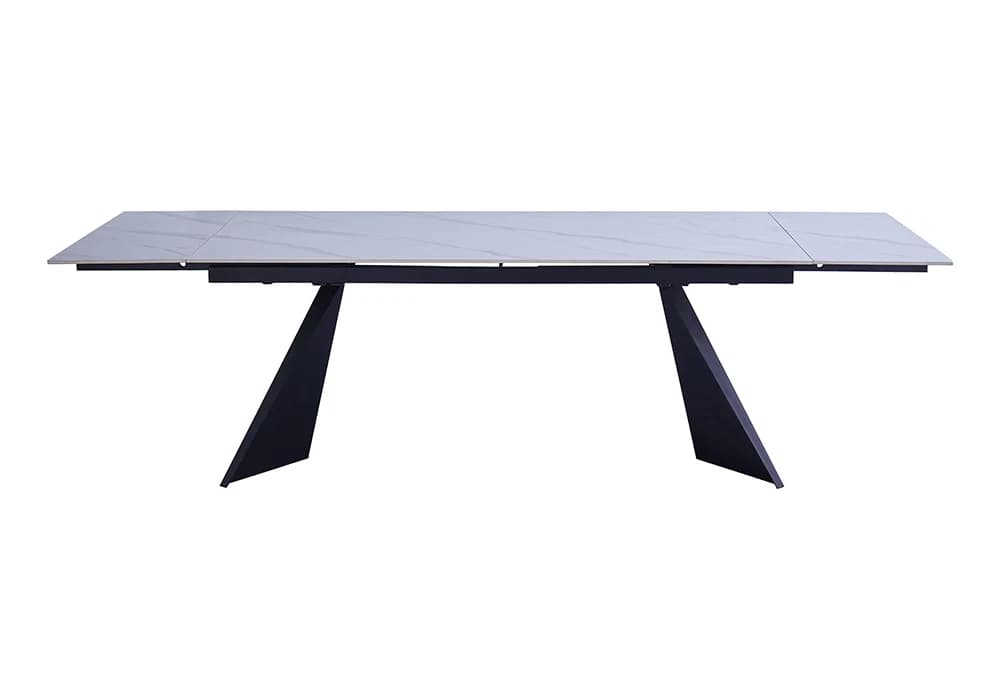 Table Rectangulaire Extensible NOVARA Blanc - Image 5