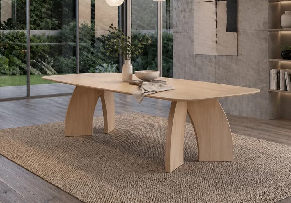 Table à Manger Rectangulaire 200 cm MELIANO - Image 2