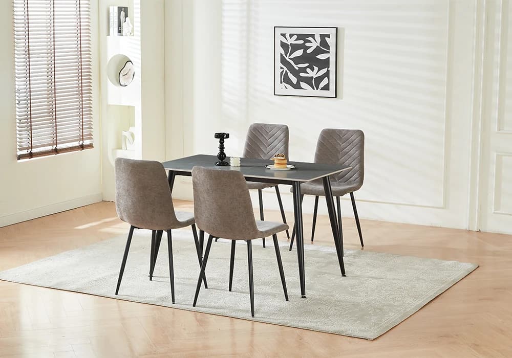 Ensemble Table à Manger avec 4 Chaises MIRALE - Image 1