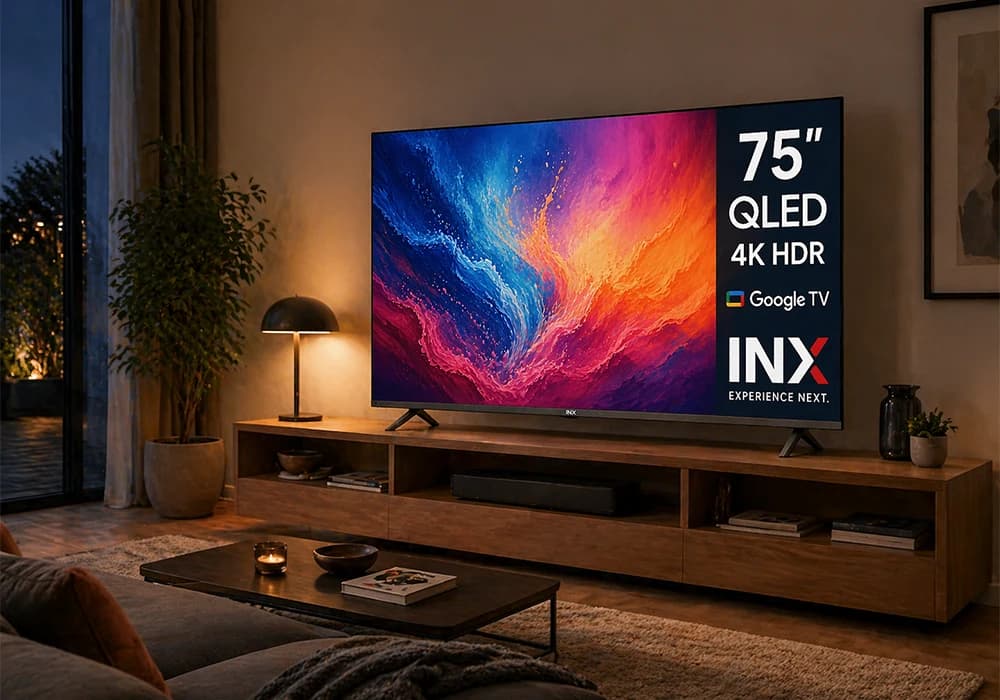 TV QLED GOOGLE TV 75″ 190CM INX - Image 2