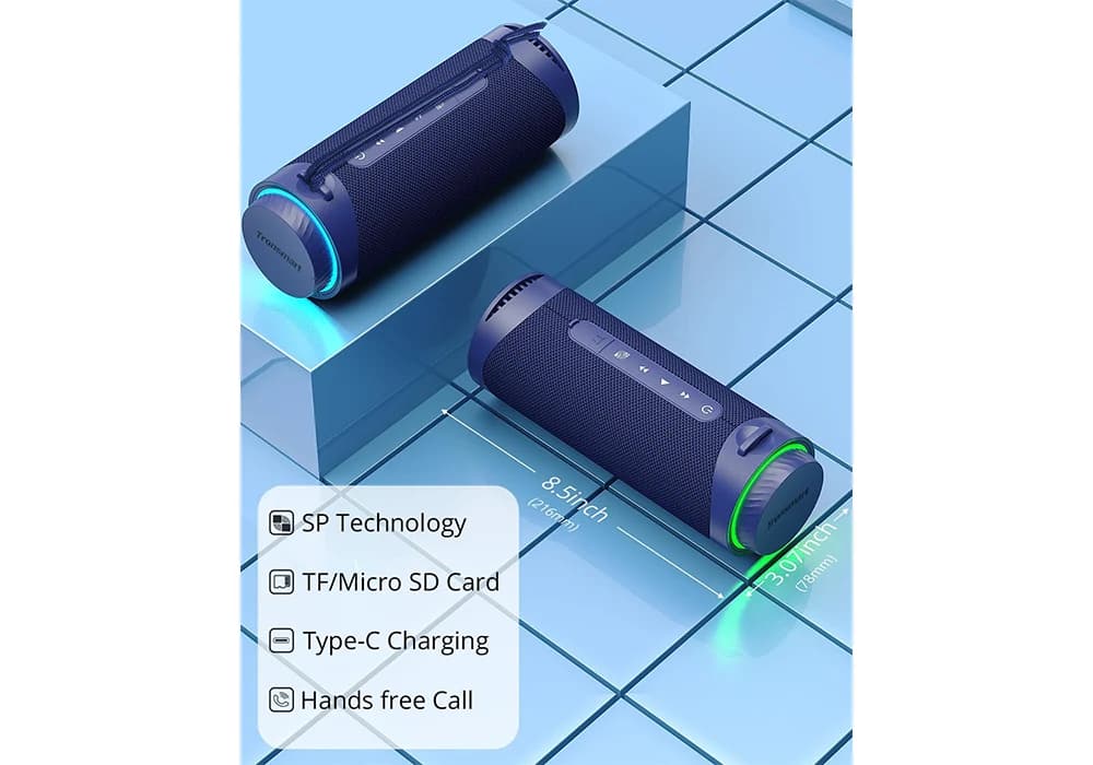 Enceinte Portable Bluetooth Tronsmart (T7 Bleu) - Image 3