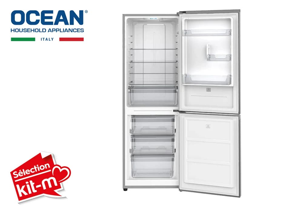 Réfrigérateur Combiné 290L No Frost Inverter OCEAN (OSCB310NFDS3) - Image 3