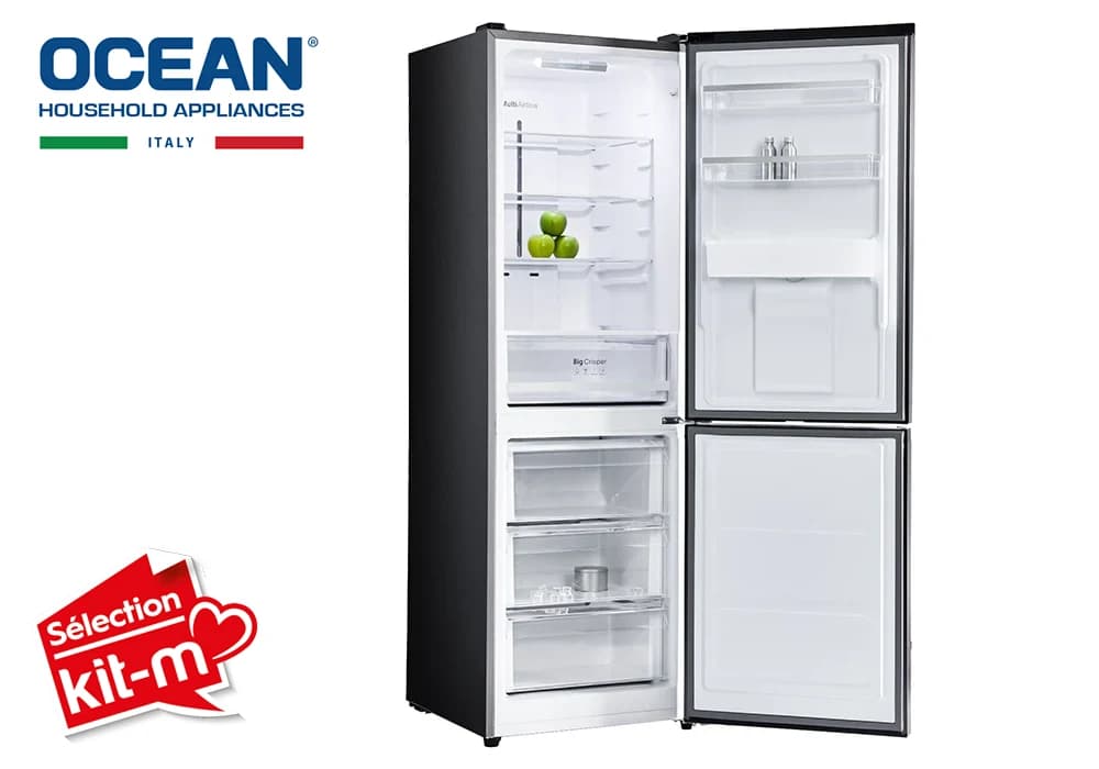 Réfrigérateur combiné 320L No Frost Inverter OCEAN (OSCB322NFDX4) - Image 2