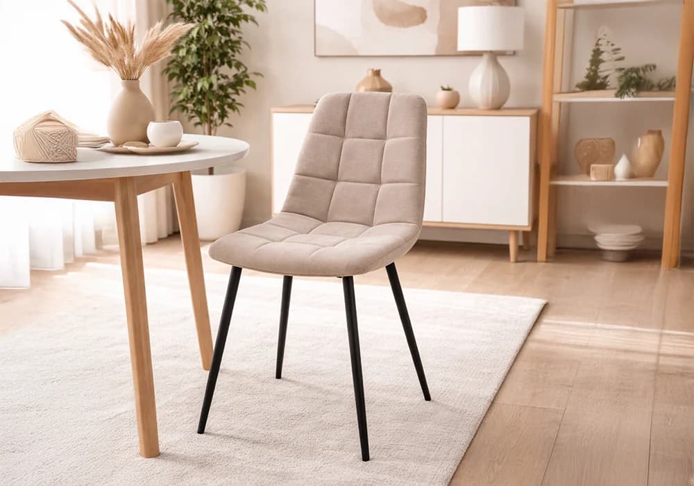 Lot de 6 Chaises NORYA Beige - Image 1